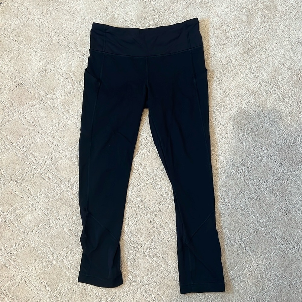 Lululemon black mesh leggings